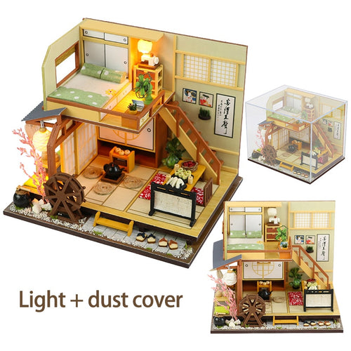 Double Layer Loft Wooden Doll House
