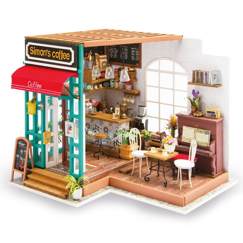 Simon's Dollhouse Toys Coffee And Furnitures